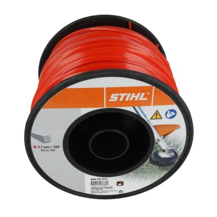 Fio de nylon, Ø 2,7 mm x 215,0 m, Quadrado STIHL